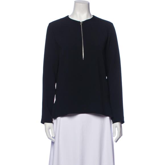 Stella Mccartney Black Rayon Crew Neck Long Sleeve Sweatshirt Size OS - Picture 1 of 5